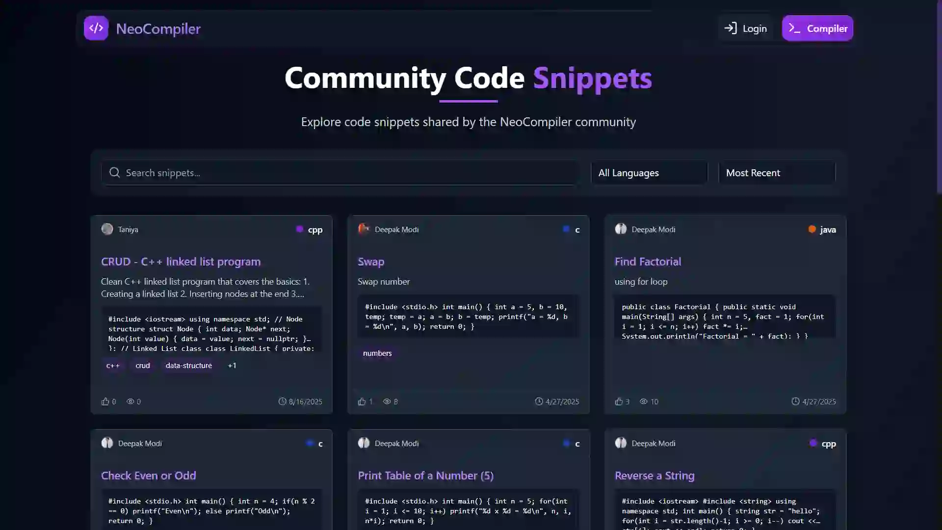 Developer Community