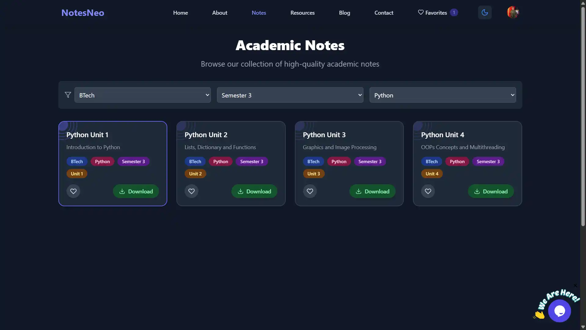 Notes Browser